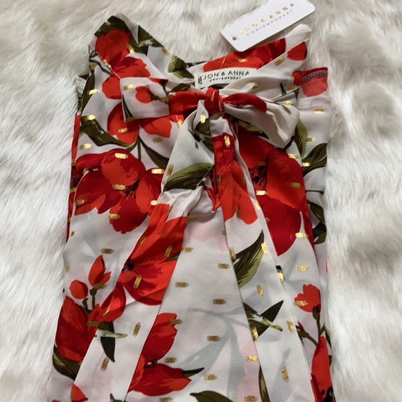 JON & ANNA floral top in size S NWT - Picture 9 of 9